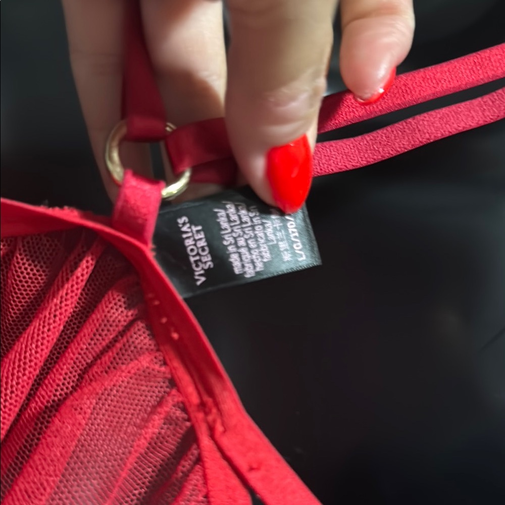 Victoria's Secret Red Lace Chemise Intimates - Picture 5 of 7
